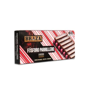 Braza Fósforo Parrillero x 10und